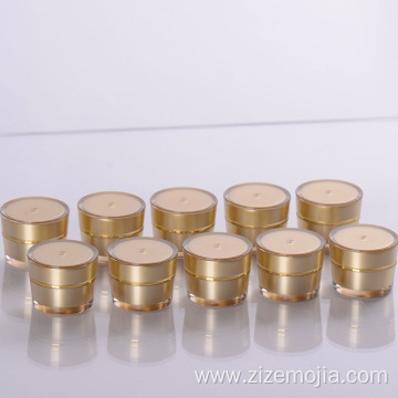 Luxury skincare cosmetic eye cream double wall jar